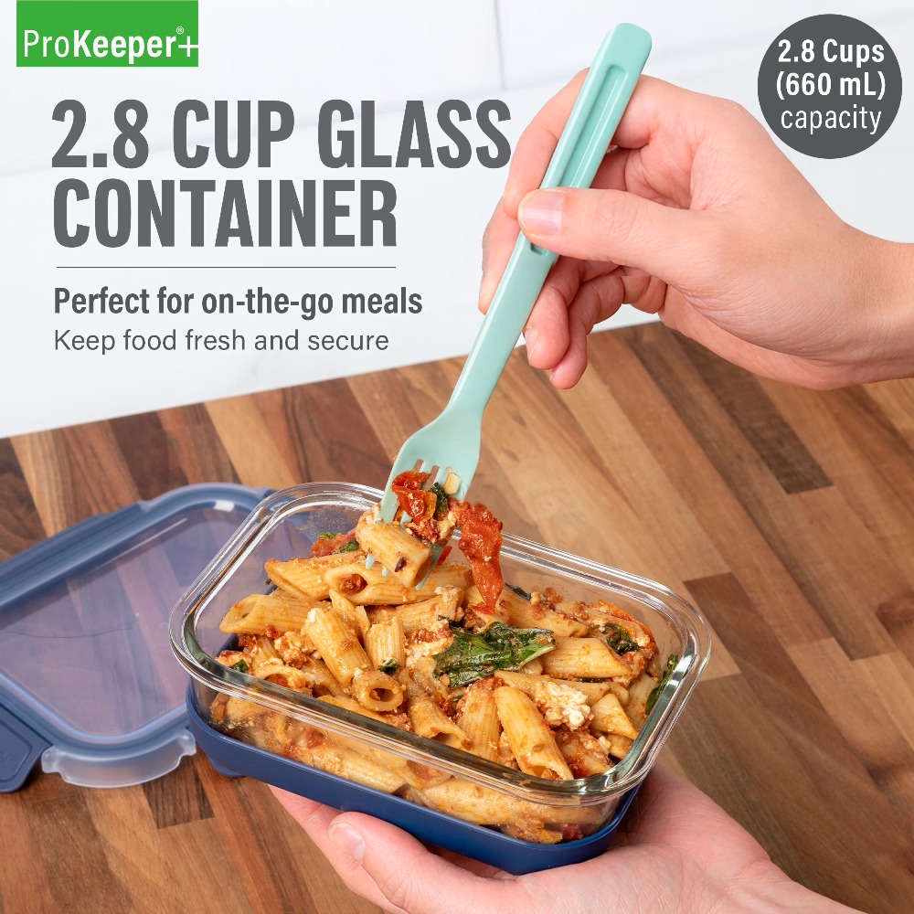 Food Storage Glass Containers - Szklany pojemnik na żywność o pojemności