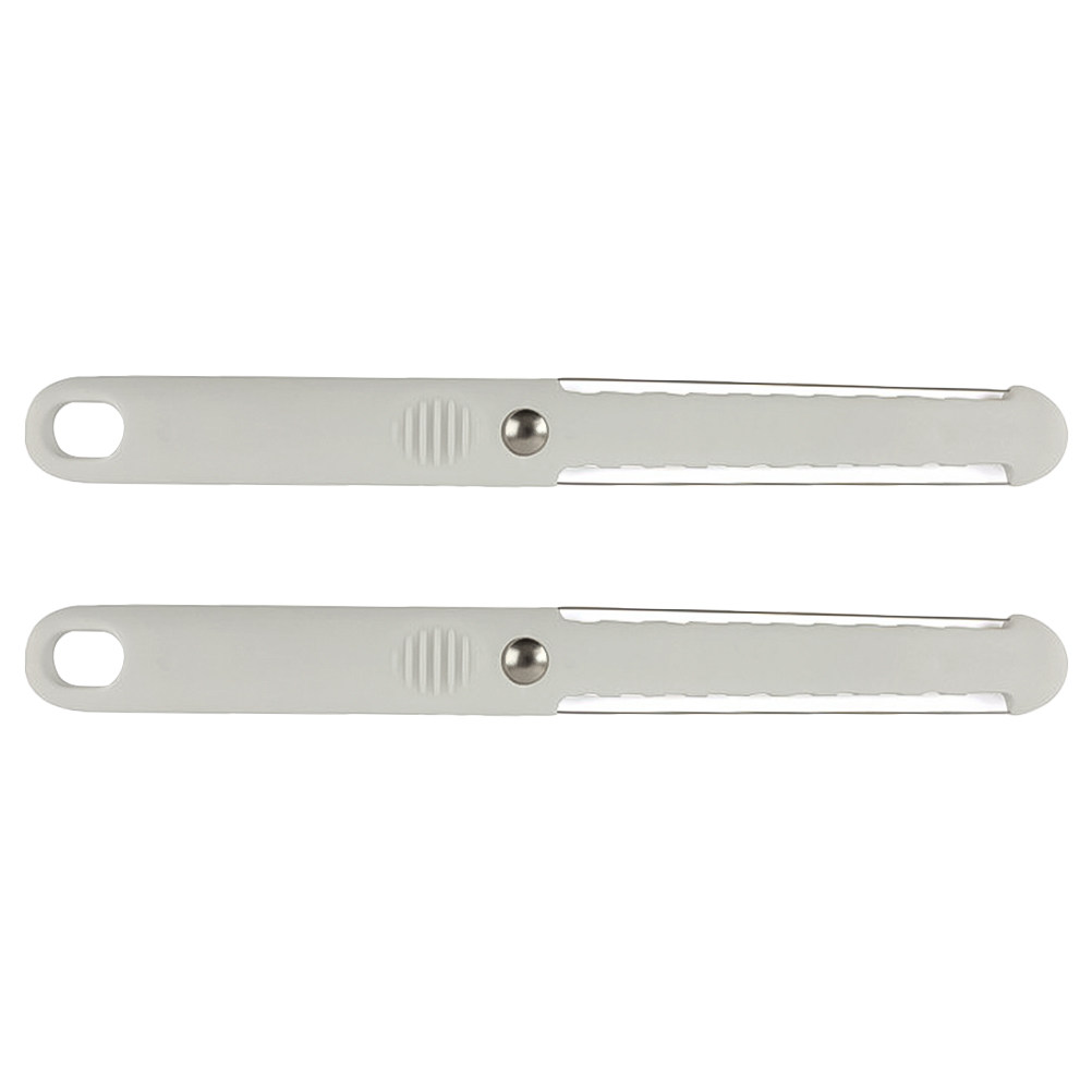 Food Storage No Plastic - 2 szt. plastikowych krajalnic do sera