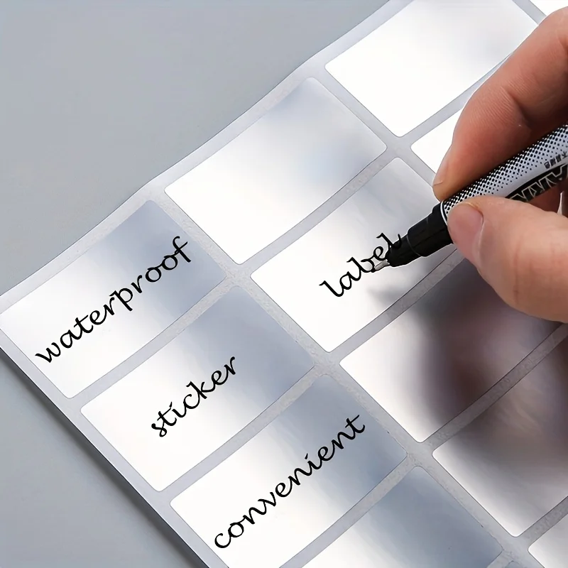 Food Storage Labels - Zdejmowane wodoodporne naklejki na etykiety, projekt
