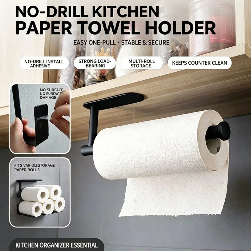 Food Storage Shelving - Uchwyt na rolkę papieru, wieszak na