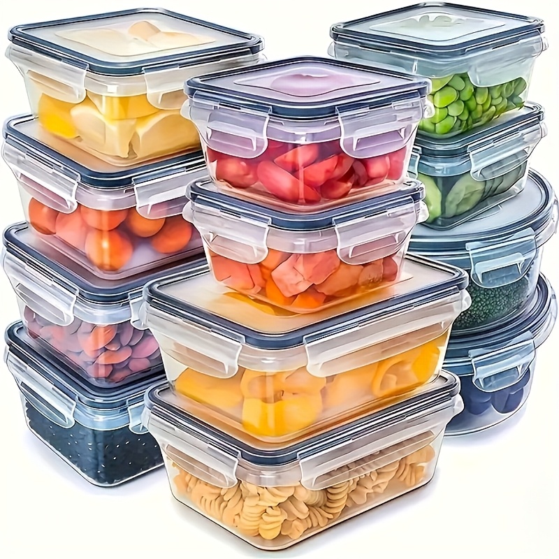 Food Storage Method - Zestaw 8 sztuk zawiera 4 pojemniki