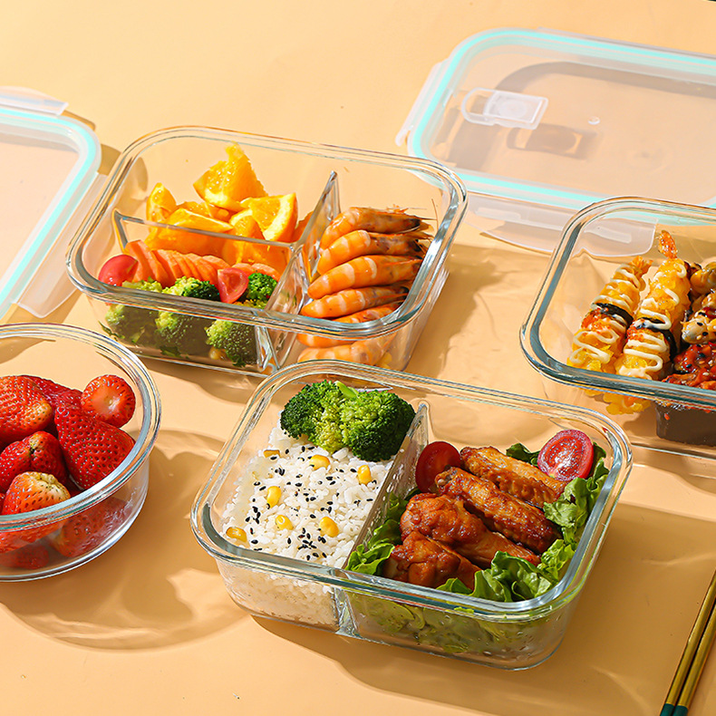 Food Storage Glass Containers - Szklany pojemnik do przechowywania świeżej żywności,