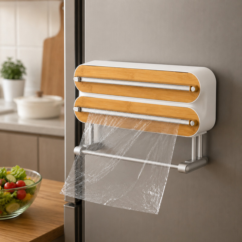 Food Storage Dispenser - Magnetyczny dozownik do folii spożywczej, uchwyt