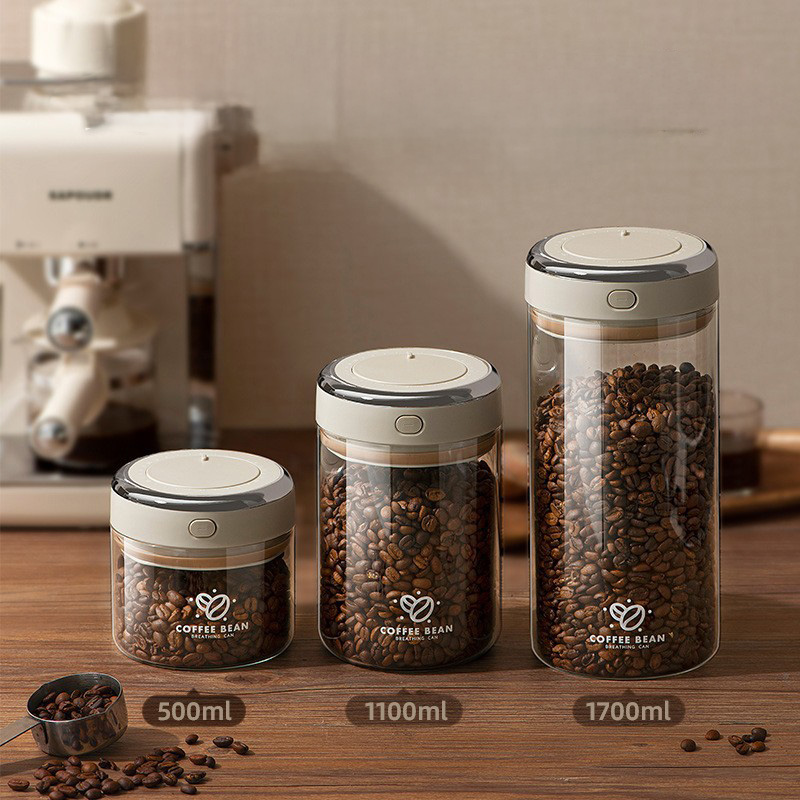 Food Storage Vacuum - Pojemnik próżniowy na kawę ziarnistą 500/1100/1700ml