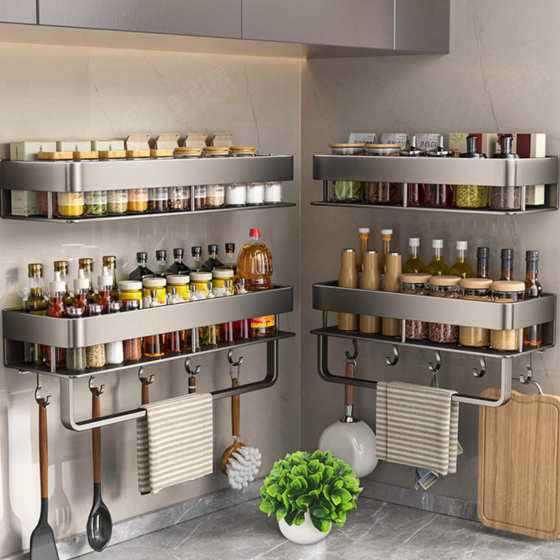 Food Storage Shelving - Aluminiowy regał kuchenny Półka kuchenna Przechowywanie