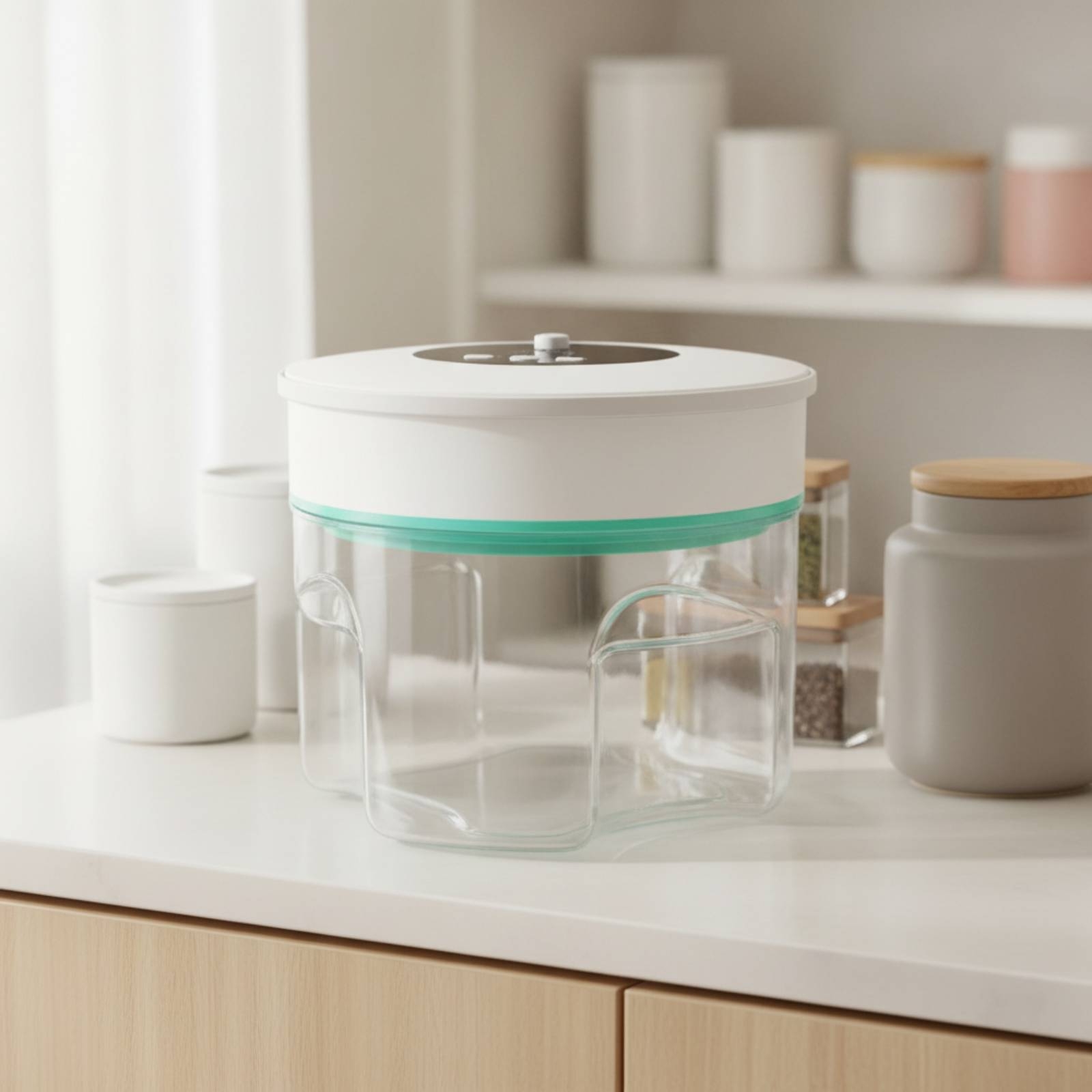 Food Storage Vacuum - Słoik do przechowywania próżniowego, szczelny pojemnik
