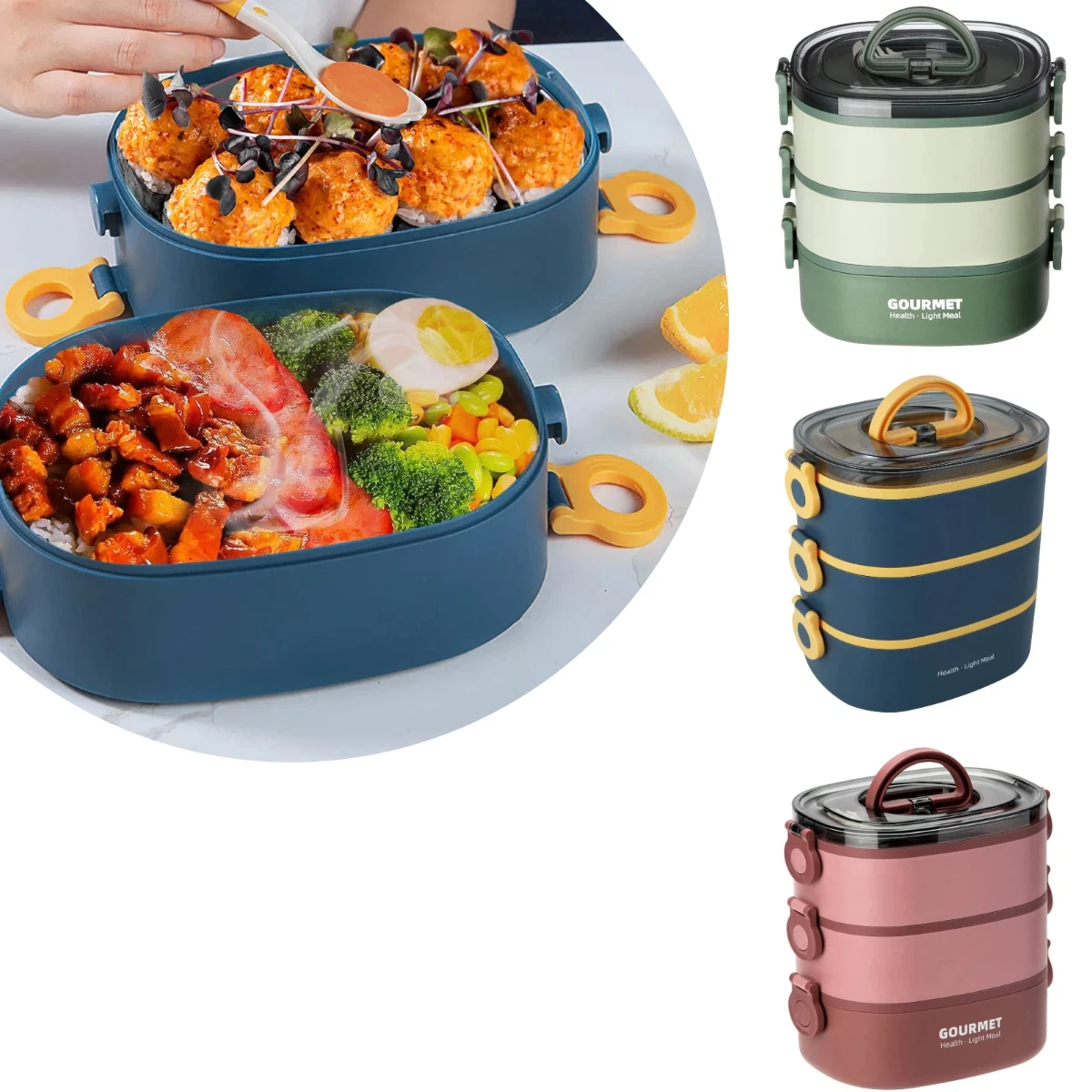 Food Storage To Keep Warm - Przenośny pojemnik na lunch dla dorosłych