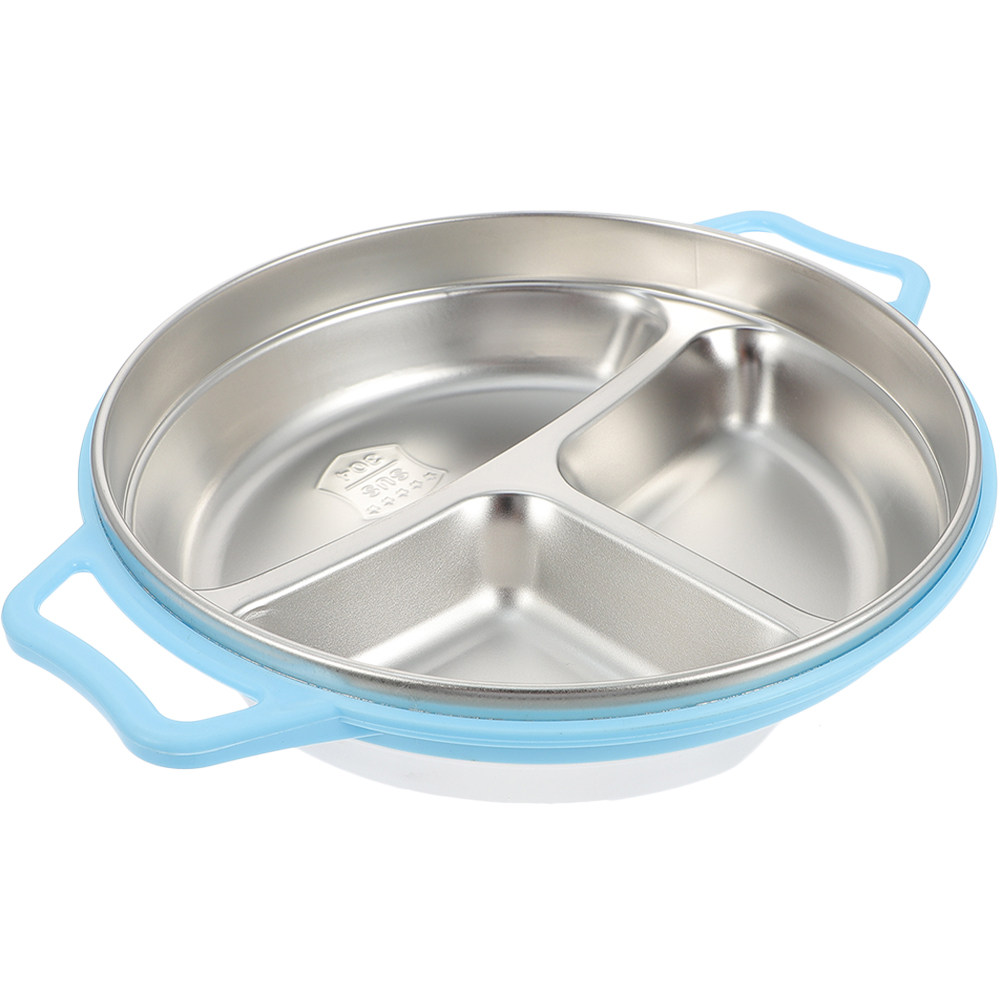 Food Storage With Compartments - Dzielona miska ze stali nierdzewnej dla