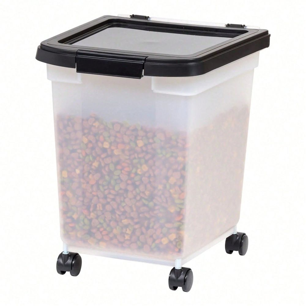 Food Storage No Plastic - Przezroczyste plastikowe wiadro do przechowywania z