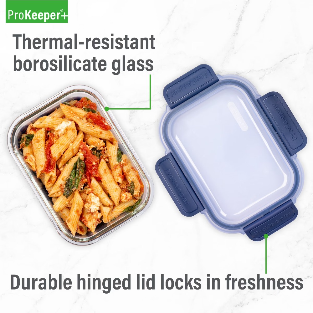 Szklany pojemnik na żywność o  – Food Storage Glass Containers recenzja i cena