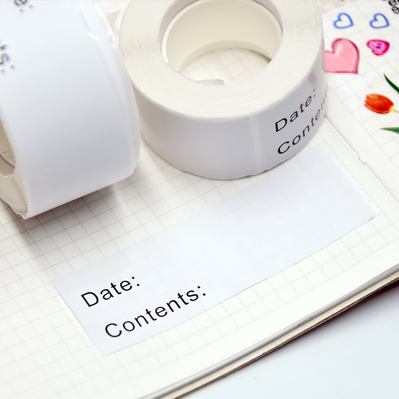 Samoprzylepne, usuwalne etykie – Food Storage Labels recenzja i cena