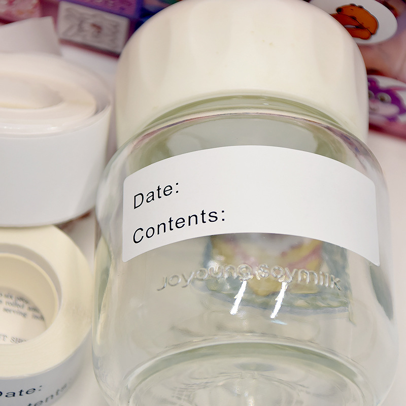 Samoprzylepne, usuwalne etykie – Food Storage Labels recenzja i cena