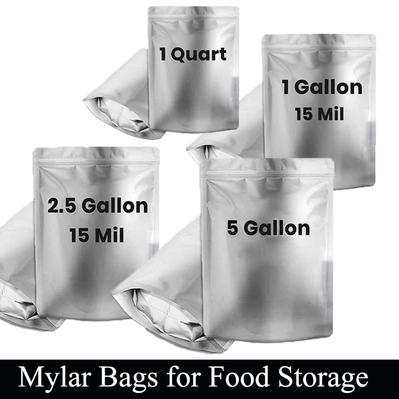 Srebrne aluminiowe worki mylar – Food Storage Long Term recenzja i cena