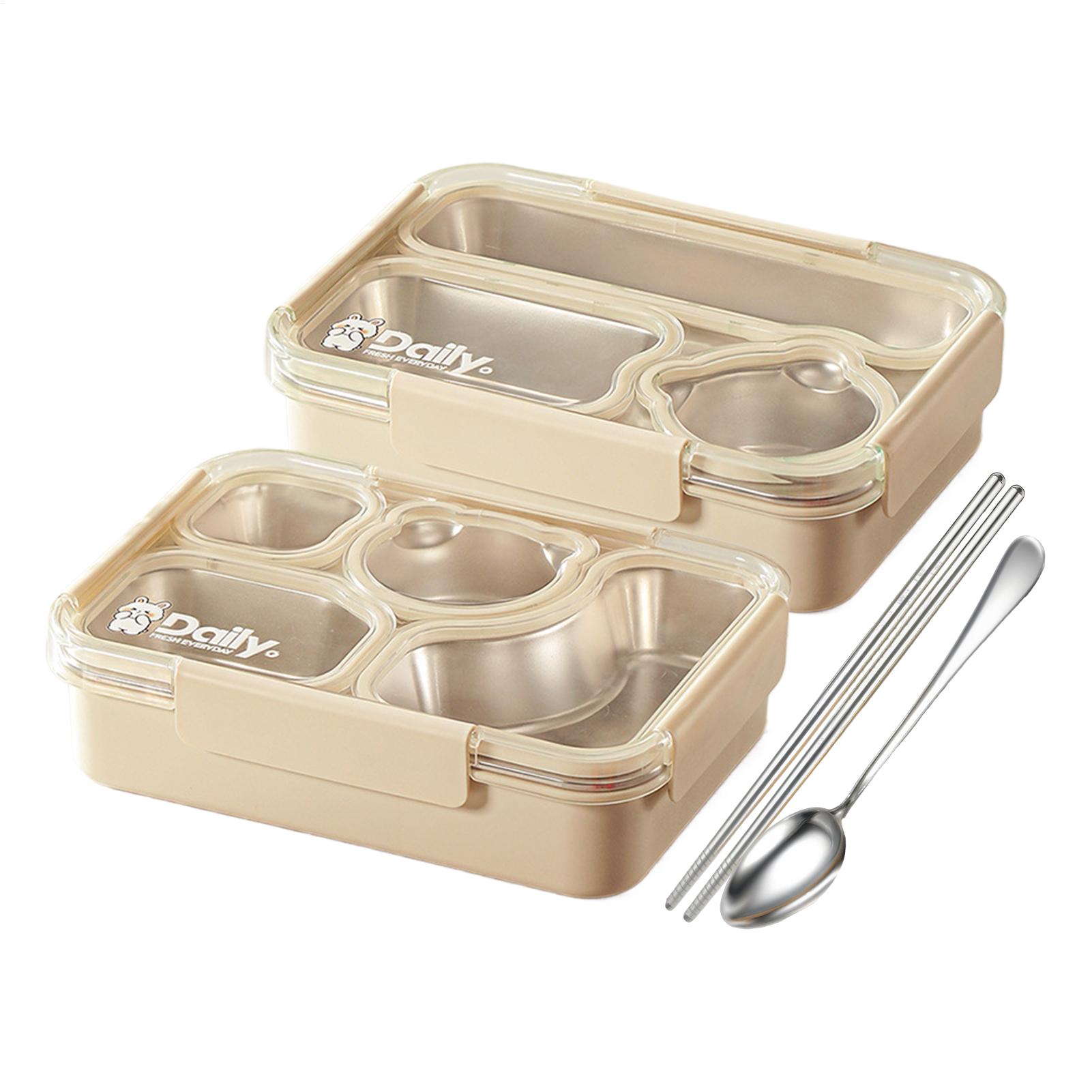 Pojemnik na lunch z sztućcami, – Food Storage With Compartments recenzja i cena