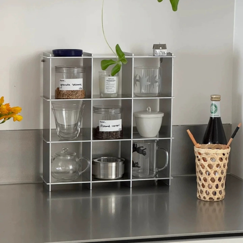 Minimalistyczna półka na kubki – Food Storage Shelving recenzja i cena