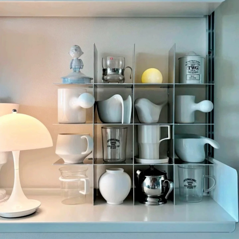 Minimalistyczna półka na kubki – Food Storage Shelving recenzja i cena