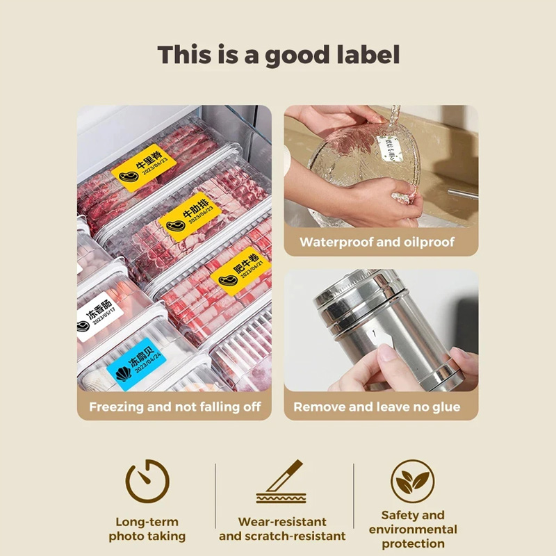 Papier do etykiet NIIMBOT B1/B – Food Storage Labels recenzja i cena