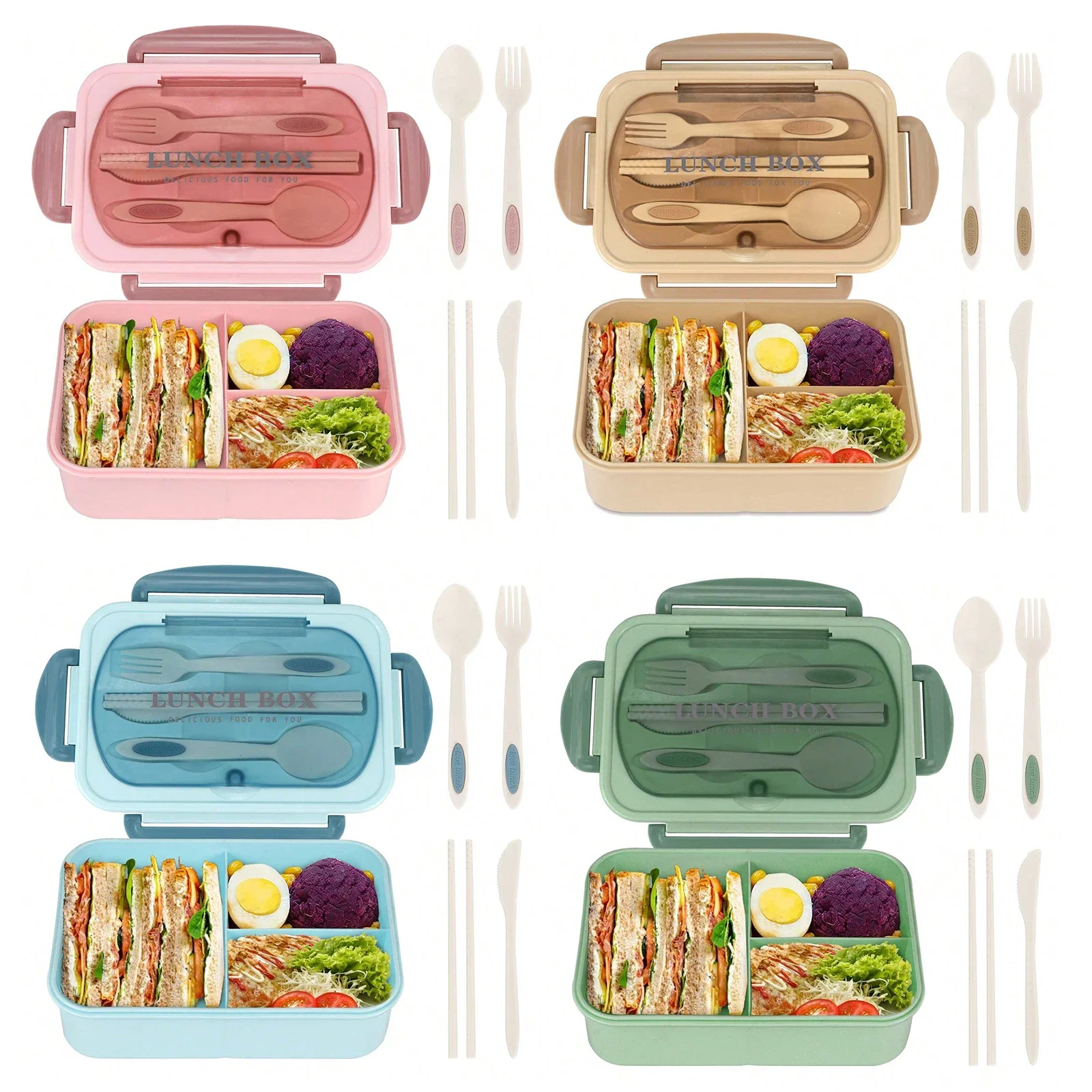 Pudełko Bento dla dorosłych z  – Food Storage With Compartments recenzja i cena