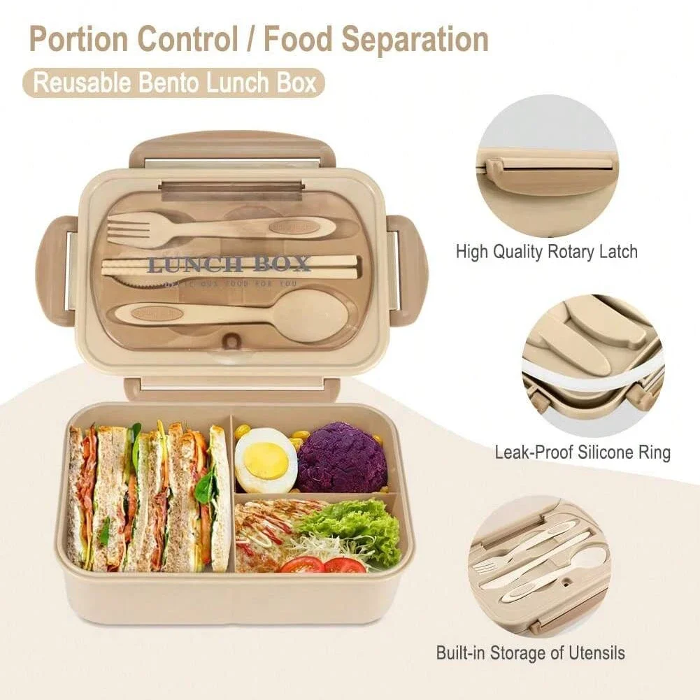 Pudełko Bento dla dorosłych z  – Food Storage With Compartments recenzja i cena