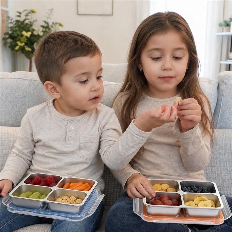 GIGI 4-pakowe pojemniki na prz – Food Storage With Compartments recenzja i cena
