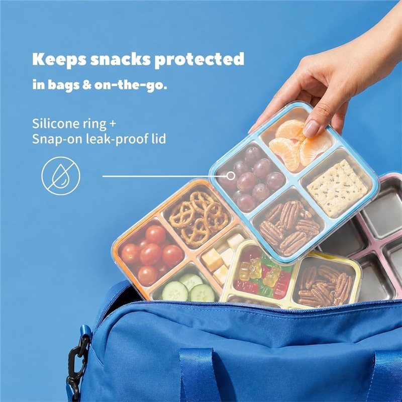 GIGI 4-pakowe pojemniki na prz – Food Storage With Compartments recenzja i cena