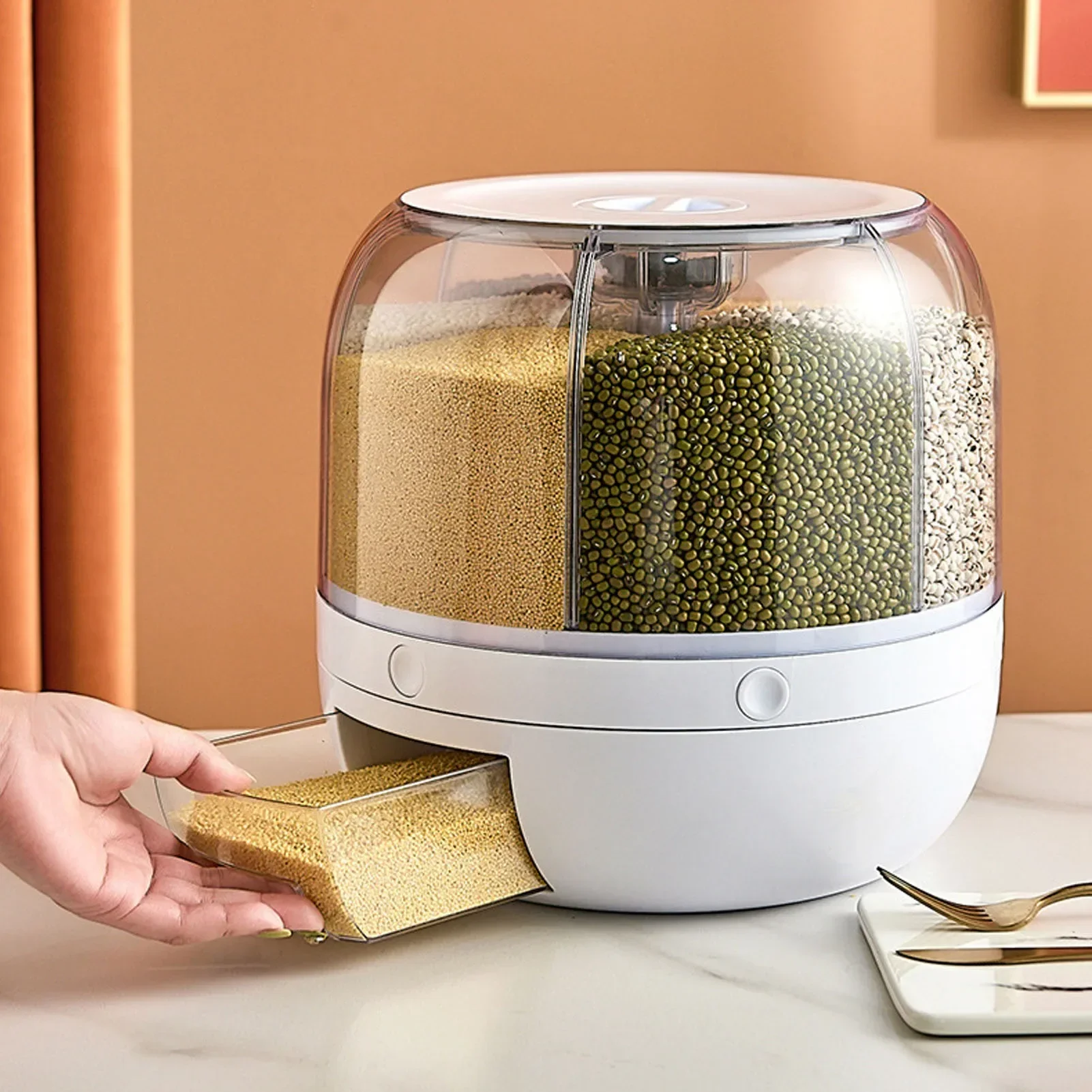 6-komorowy 360 °   Obrotowy, s – Food Storage With Compartments recenzja i cena