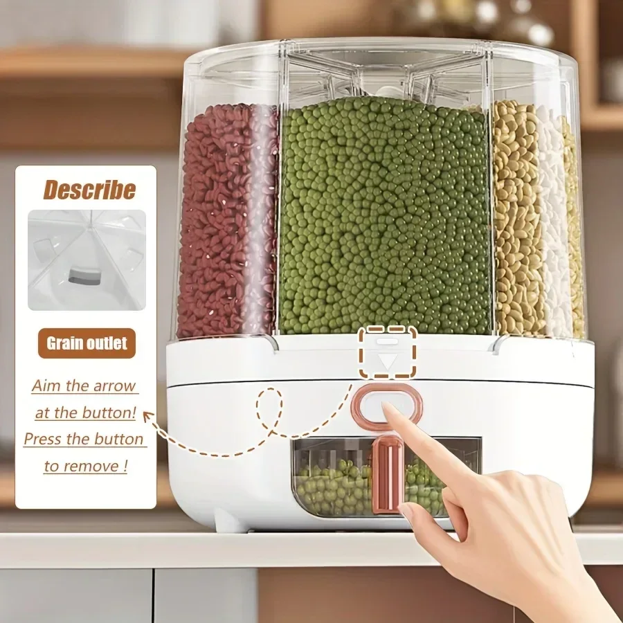 6-komorowy 360 °   Obrotowy, s – Food Storage With Compartments recenzja i cena