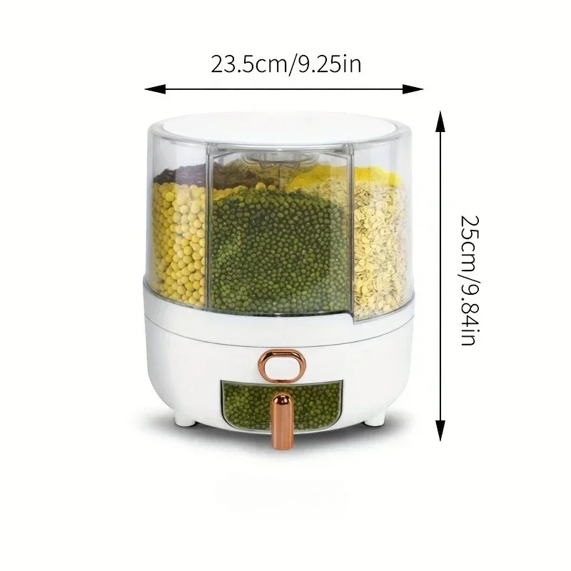 6-komorowy 360 °   Obrotowy, s – Food Storage With Compartments recenzja i cena