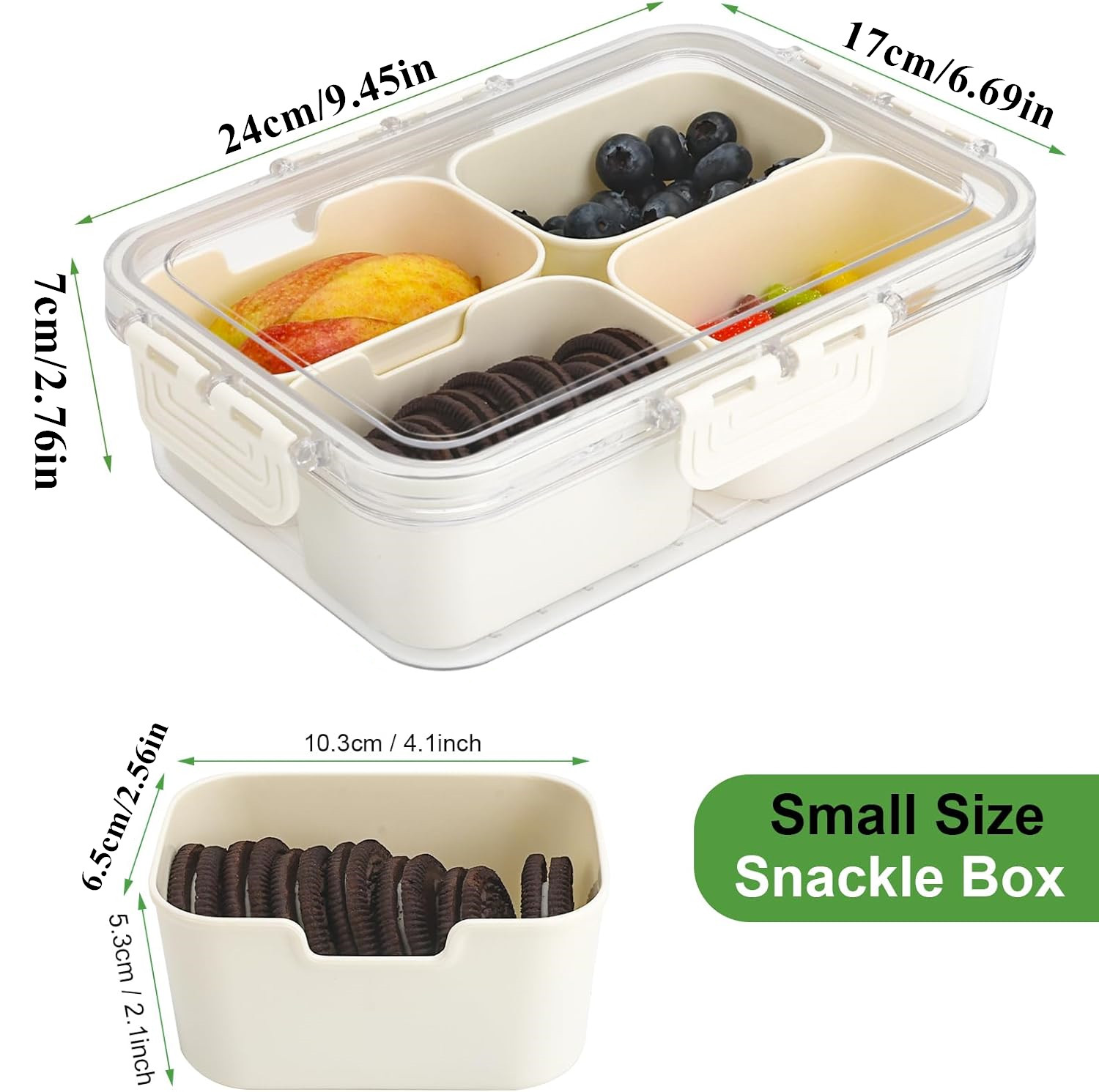 Przenośny pojemnik na żywność, – Food Storage With Compartments recenzja i cena