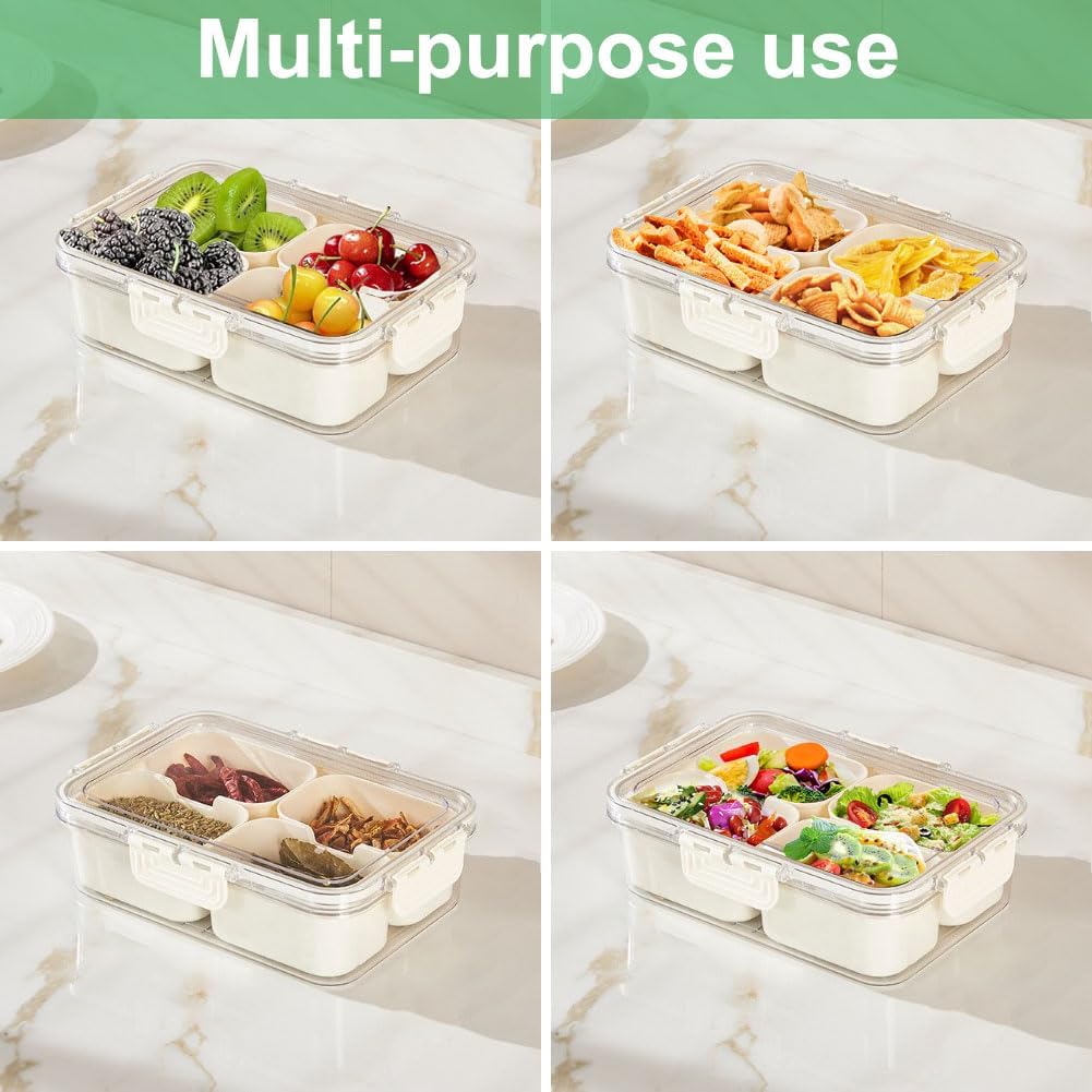 Przenośny pojemnik na żywność, – Food Storage With Compartments recenzja i cena
