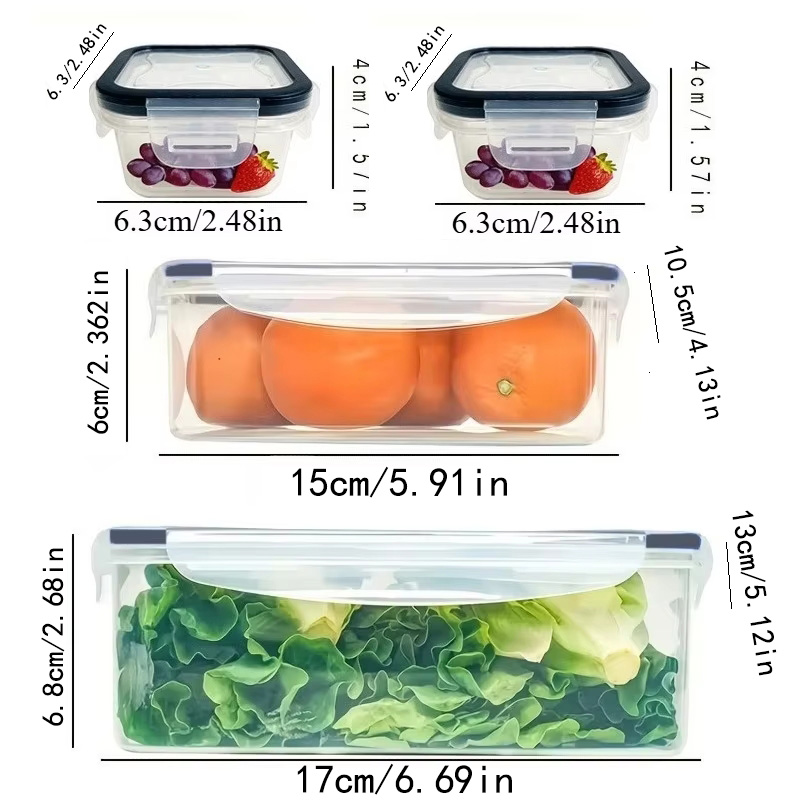 Zestaw 8 sztuk zawiera 4 pojem – Food Storage Method recenzja i cena