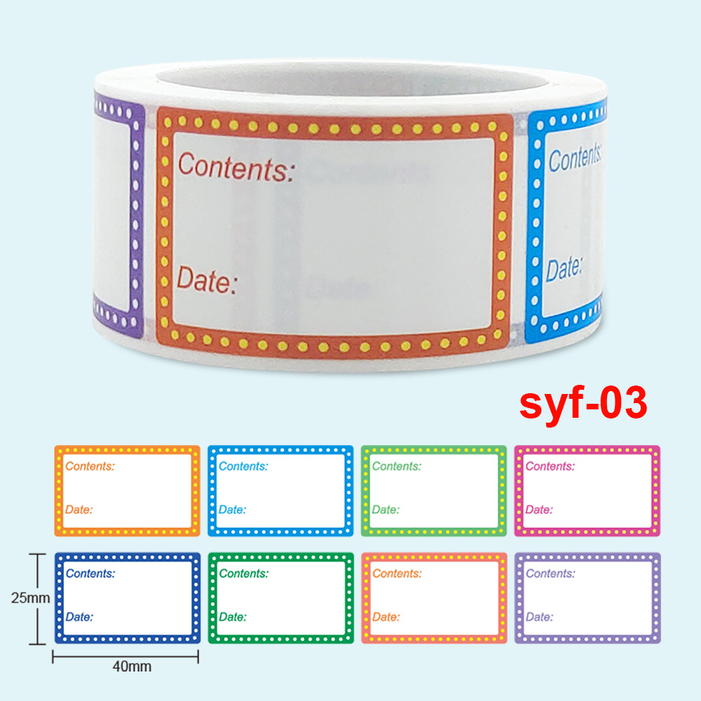 Bezpieczna data Katalog żywnoś – Food Storage Labels recenzja i cena