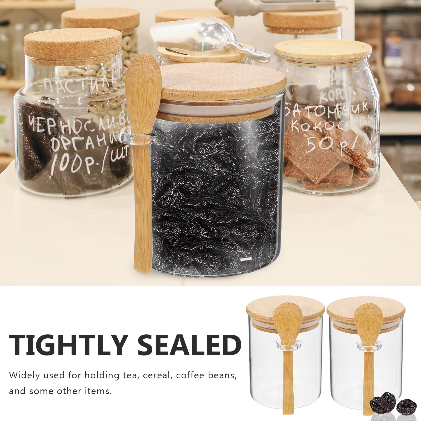 2 szt. Przezroczyste pojemniki – Food Storage Glass Containers recenzja i cena