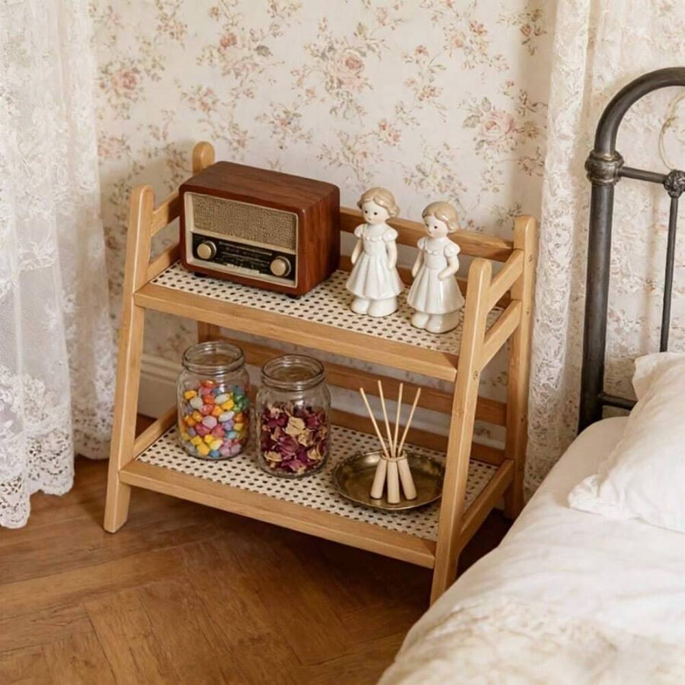 Dwupoziomowy bambusowy regał d – Food Storage Shelving recenzja i cena