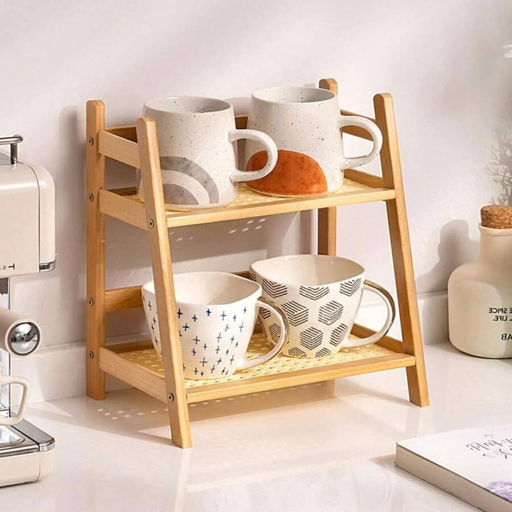 Dwupoziomowy bambusowy regał d – Food Storage Shelving recenzja i cena