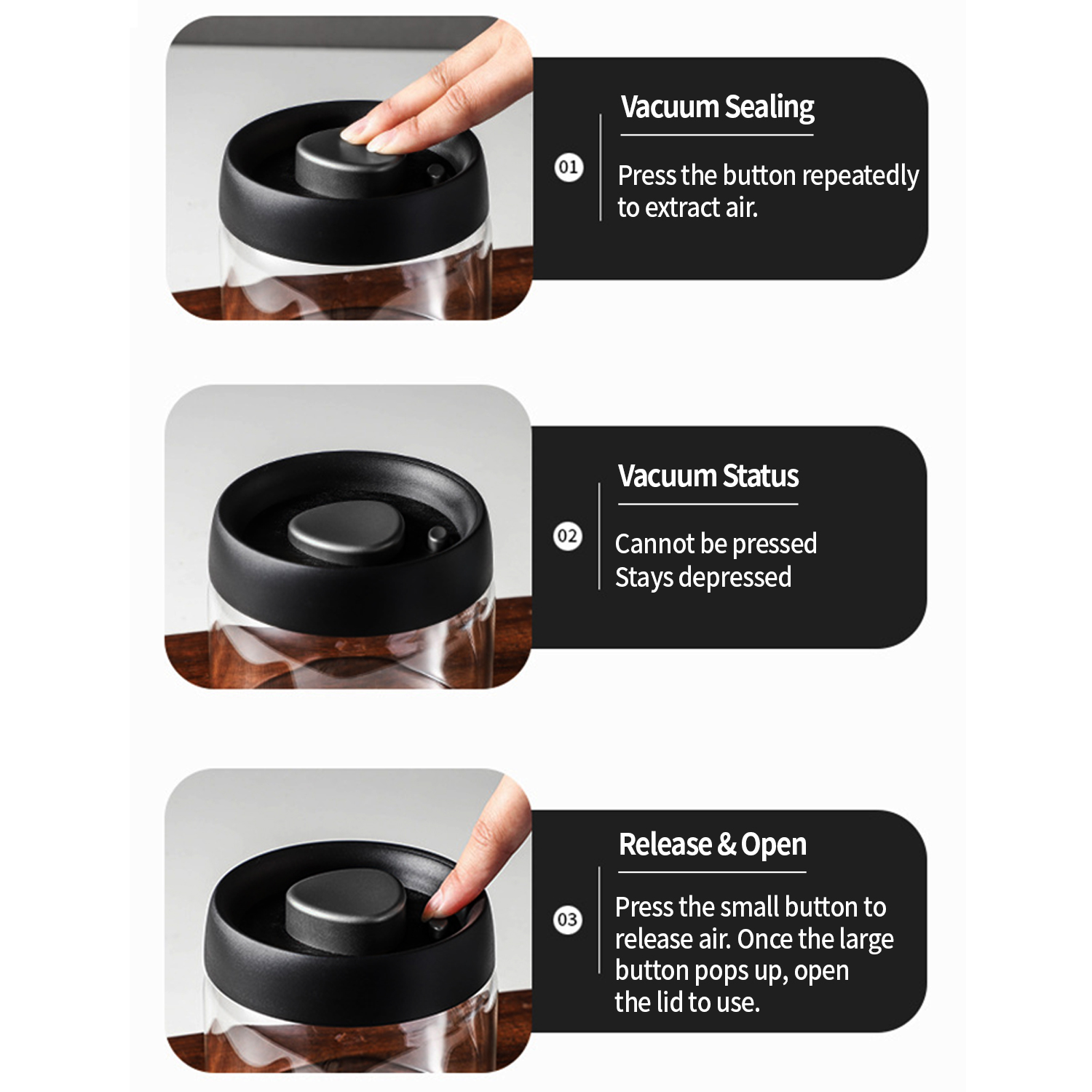 OANKR Próżniowy pojemnik na ka – Food Storage Vacuum recenzja i cena
