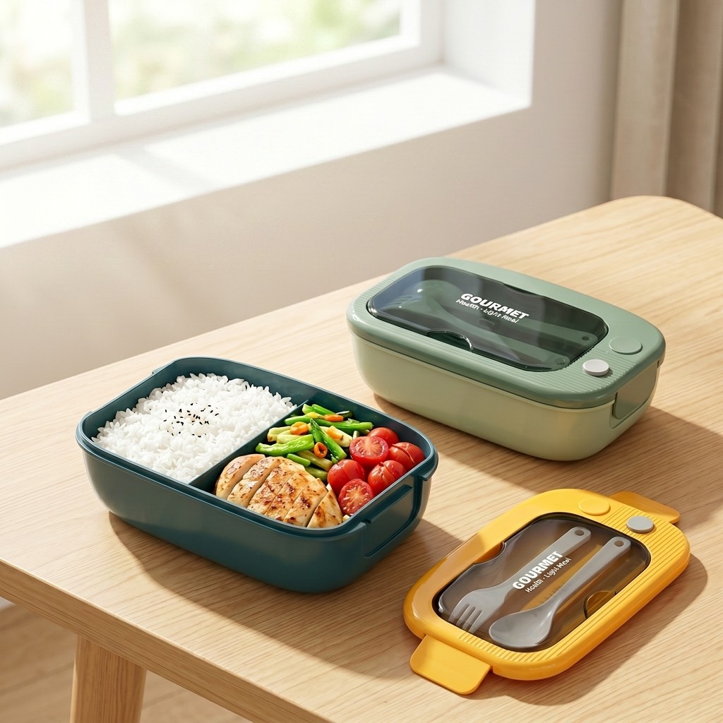 Plastikowy pojemnik bento do m – Food Storage With Compartments recenzja i cena