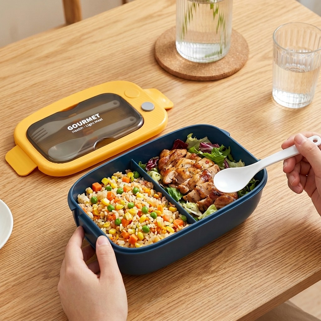 Plastikowy pojemnik bento do m – Food Storage With Compartments recenzja i cena