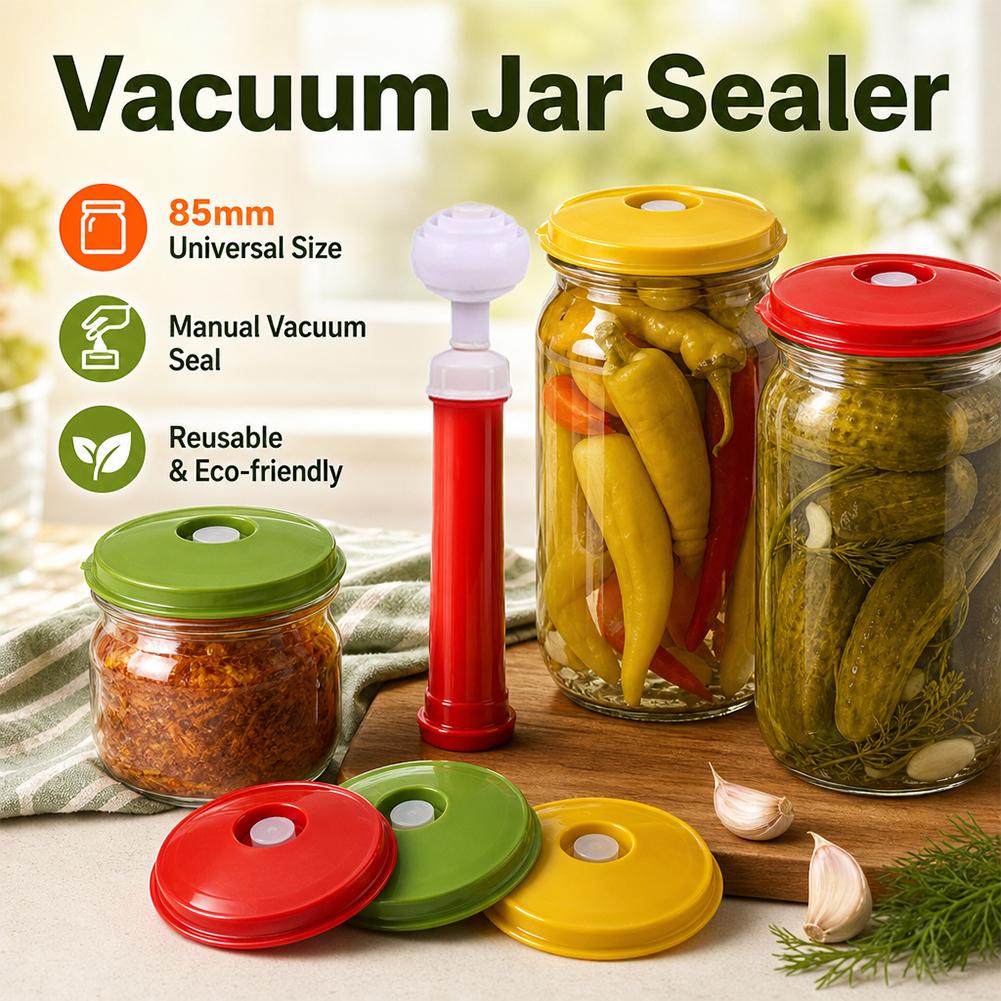 Pokrywki do słoików z funkcją  – Food Storage Vacuum Seal recenzja i cena
