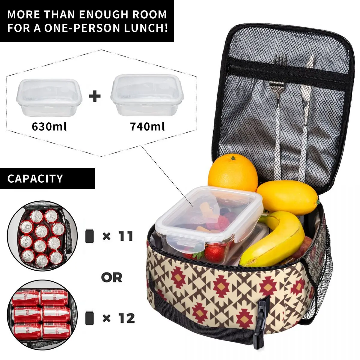 Etniczne torby na lunch w styl – Food Storage With Compartments recenzja i cena