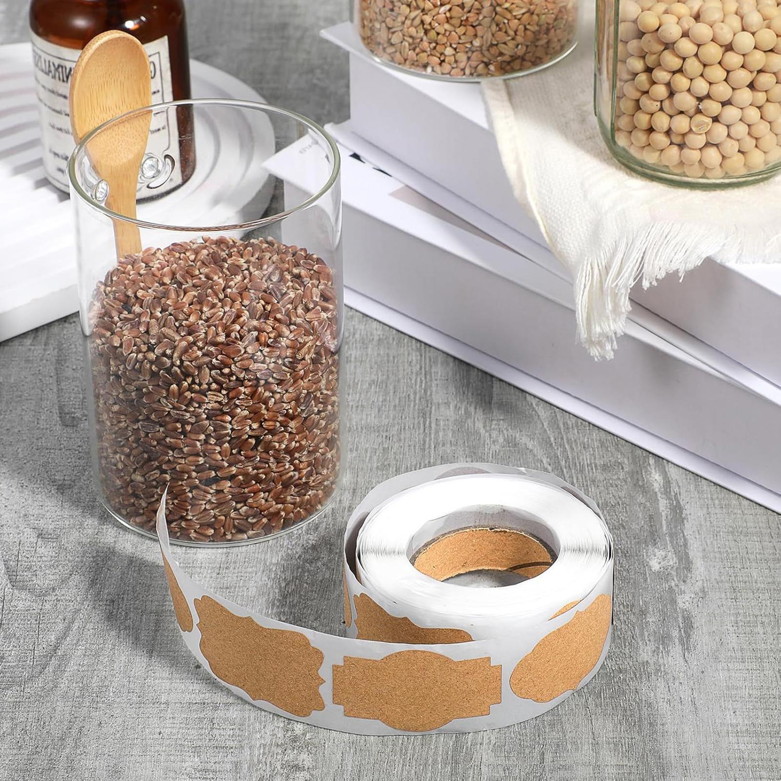 300 szt. Etykiet na słoiki Nak – Food Storage Labels recenzja i cena