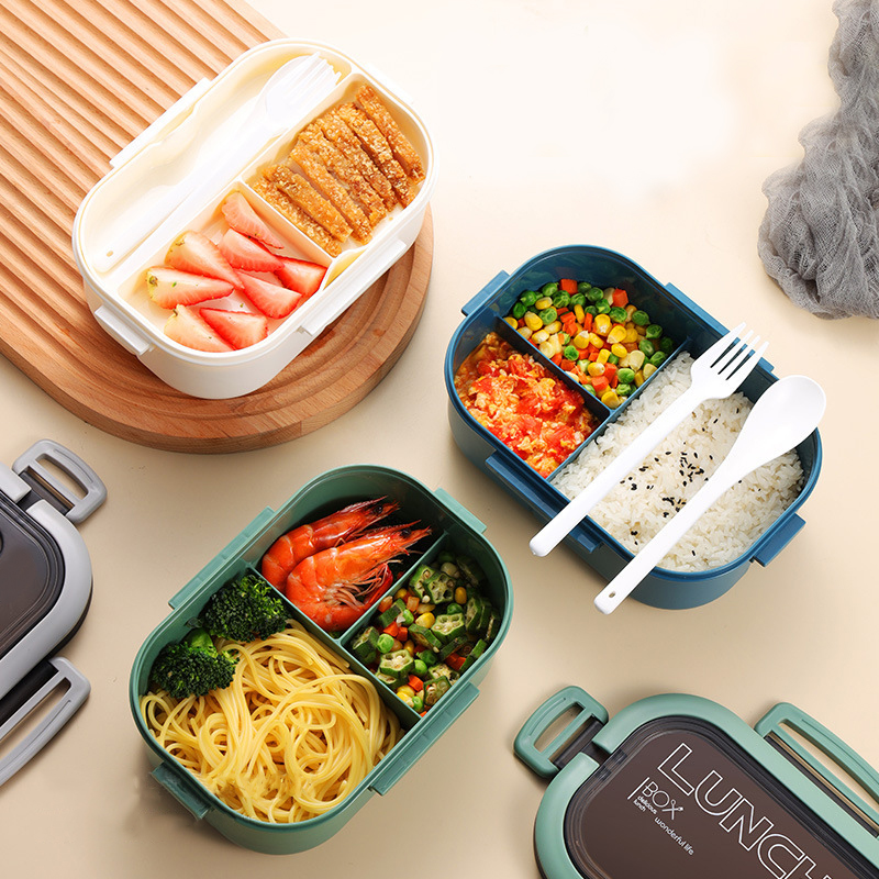 Pojedyncze dwuwarstwowe pudełk – Food Storage With Compartments recenzja i cena