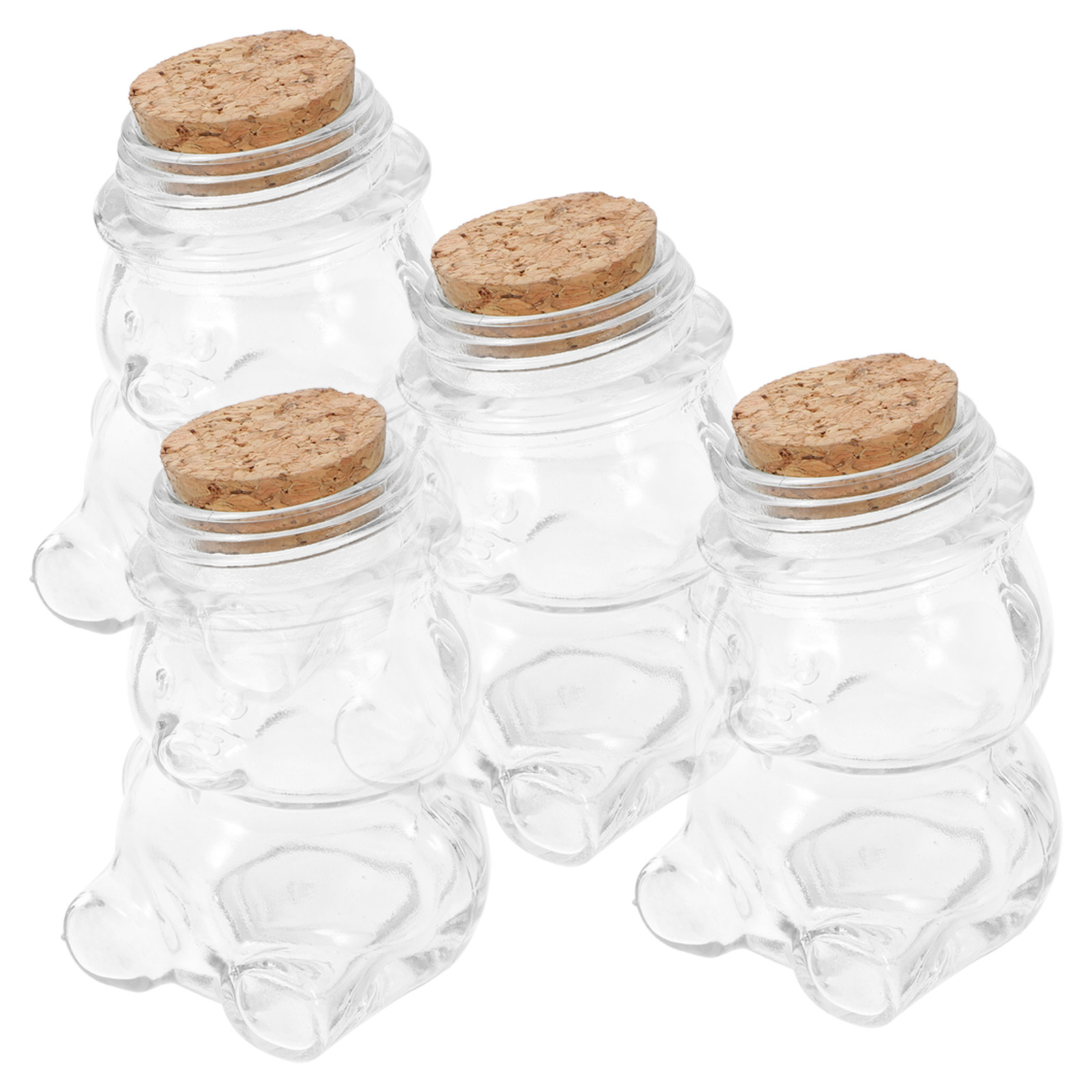 Zestaw 4 szklanych słoików na  – Food Storage Glass Containers recenzja i cena