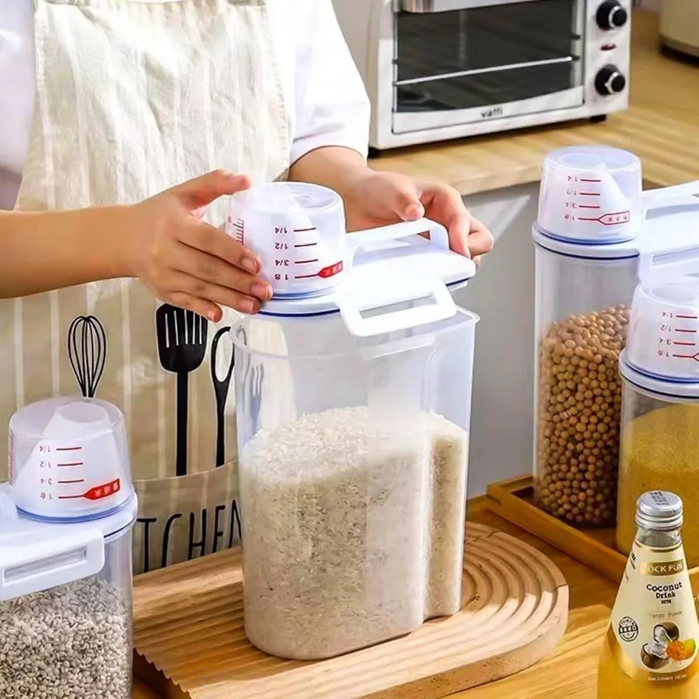 Pojemnik na ryż, suchą żywność – Food Storage Dispenser recenzja i cena