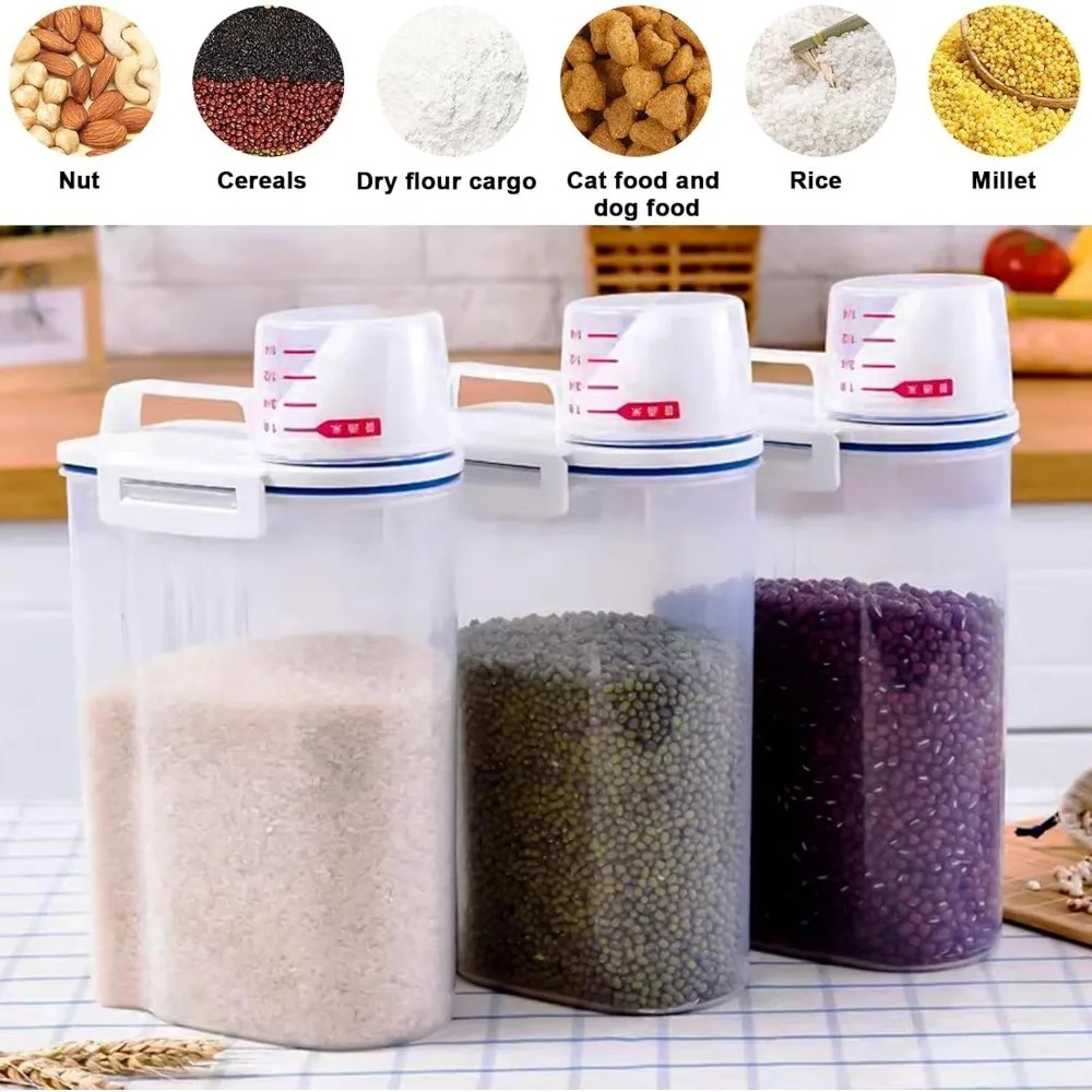 Pojemnik na ryż, suchą żywność – Food Storage Dispenser recenzja i cena