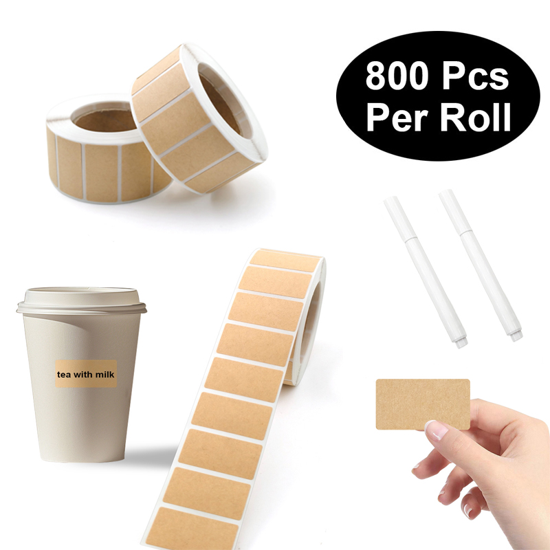120/800 szt. Naklejki na przyp – Food Storage Labels recenzja i cena