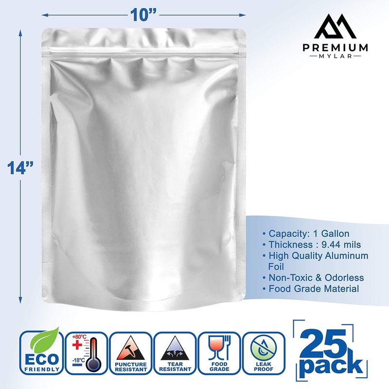 25 Torebek Mylarowych - 25x35  – Food Storage Long Term recenzja i cena