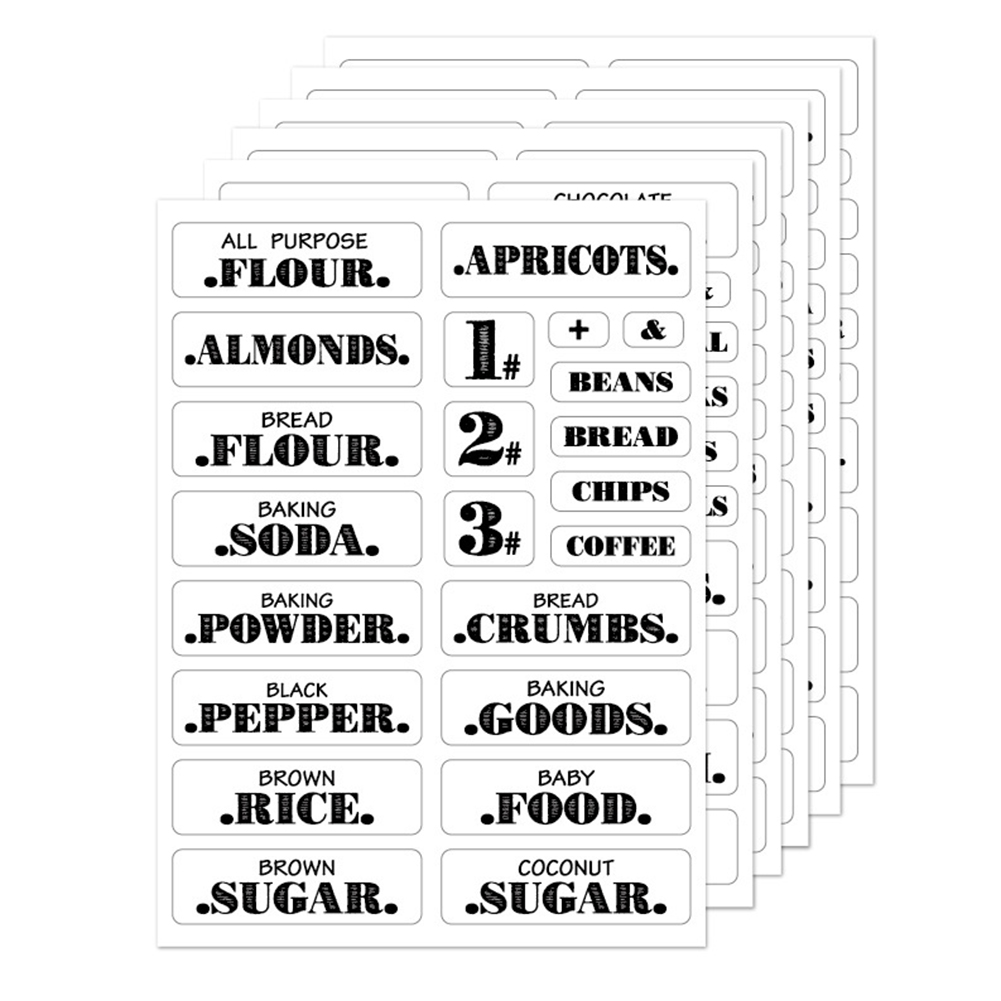 132 sztuk do kuchni do jedzeni – Food Storage Labels recenzja i cena