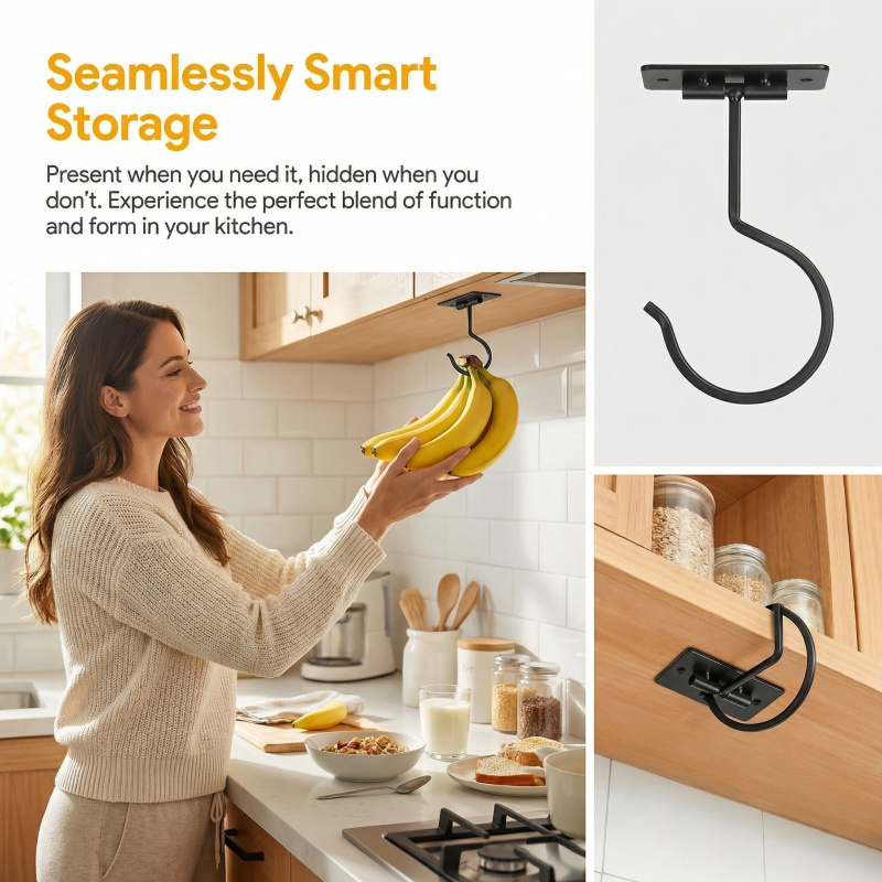 Czarny metalowy samoprzylepny  – Food Storage Method recenzja i cena