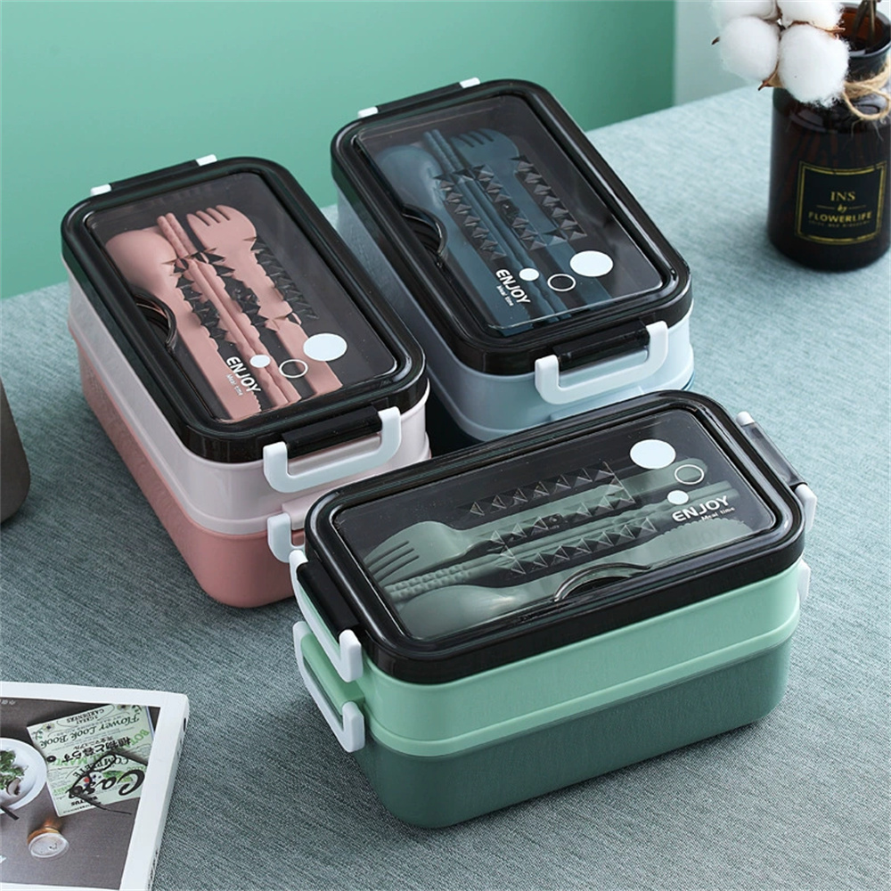 1 szt. Pudełko na lunch dwuwar – Food Storage With Compartments recenzja i cena